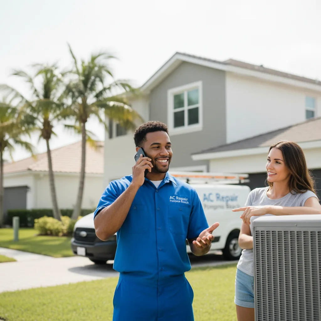 AC Repair Pompano Beach customer support in Churubusco